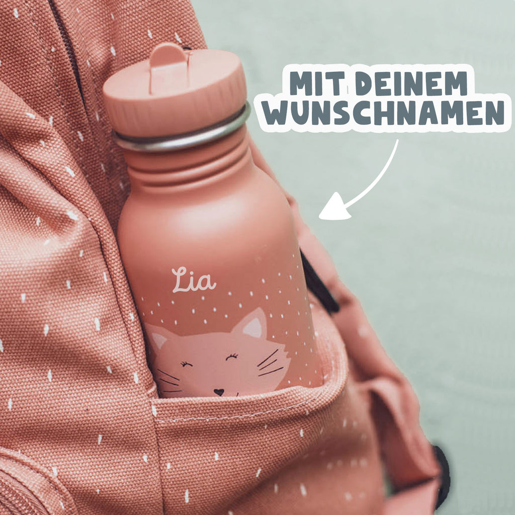 Trixie Trinkflasche personalisiert „Katze“