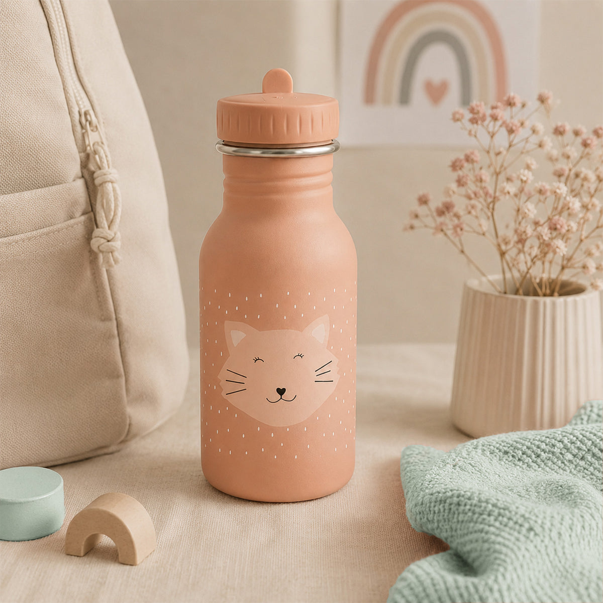Trixie Trinkflasche personalisiert „Katze“