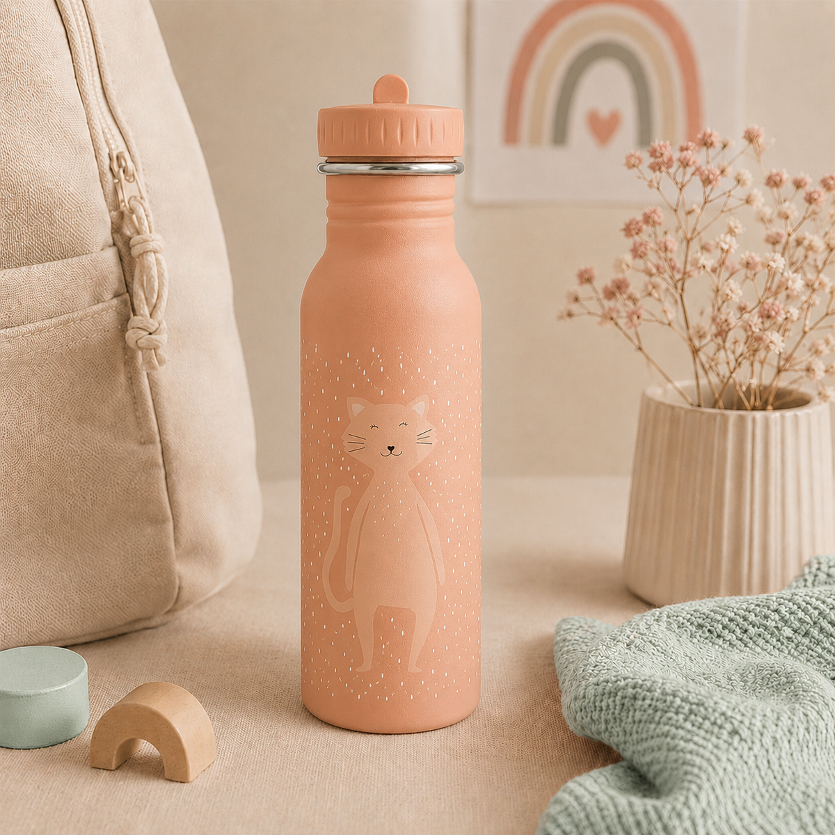 Trixie Trinkflasche personalisiert „Katze“