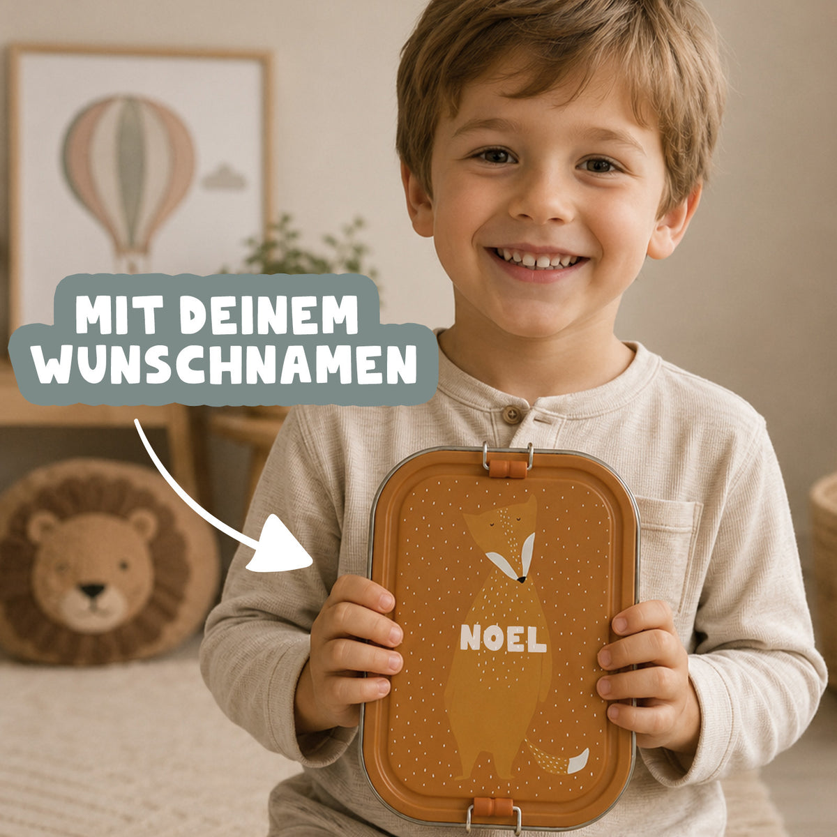 Trixie Brotdose personalisiert "Fuchs"