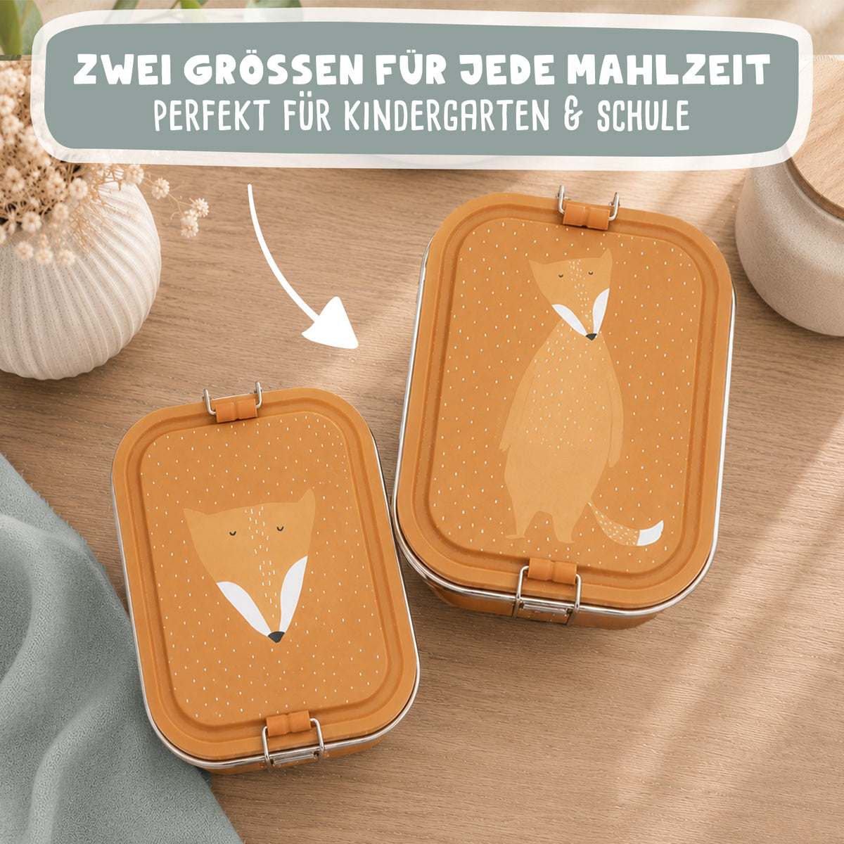 Trixie Brotdose personalisiert "Fuchs"