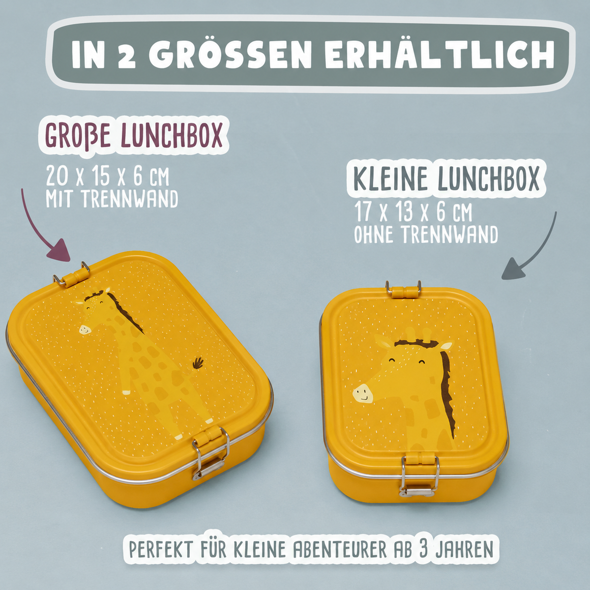 Trixie Brotdose personalisiert "Giraffe"