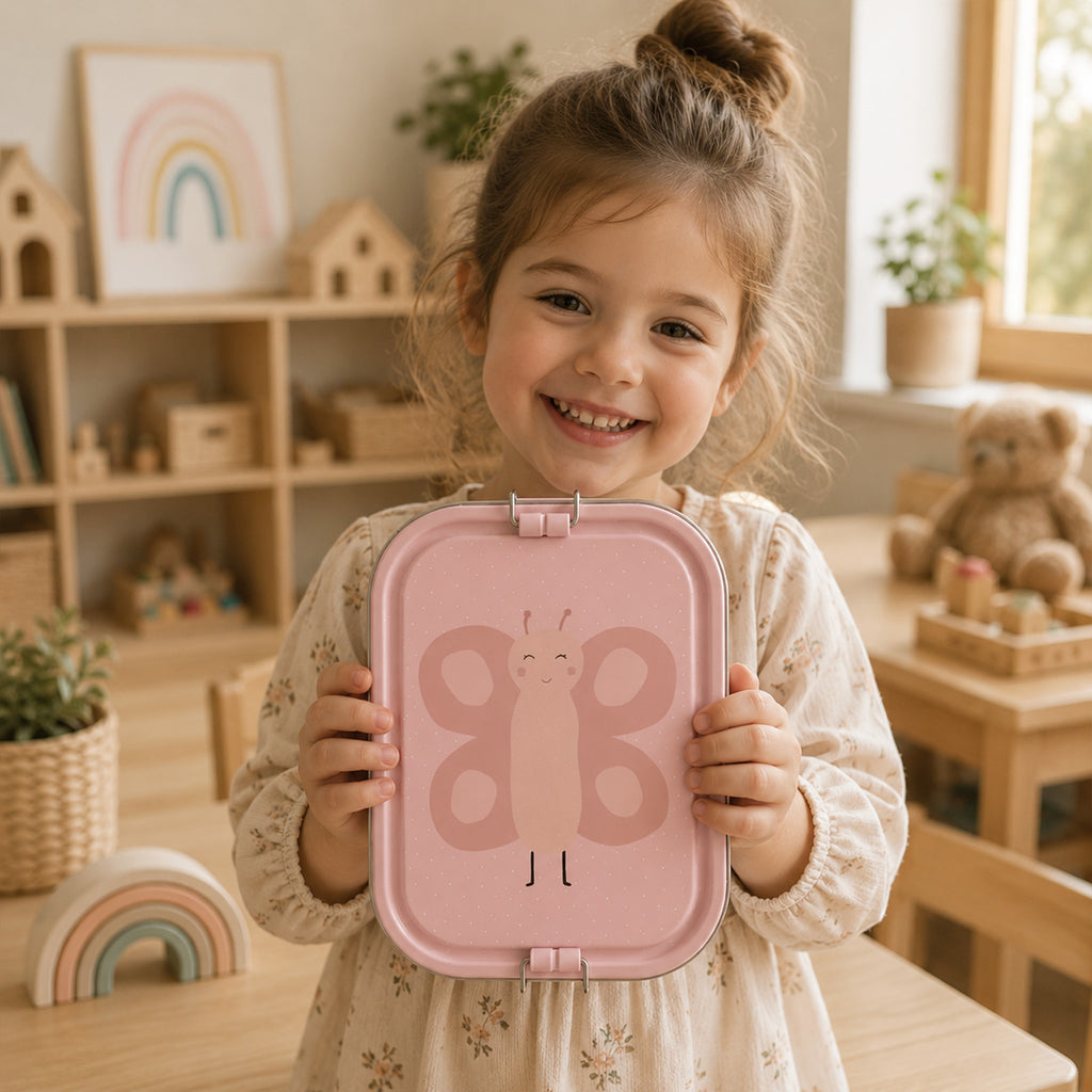 Trixie Brotdose personalisiert "Schmetterling"