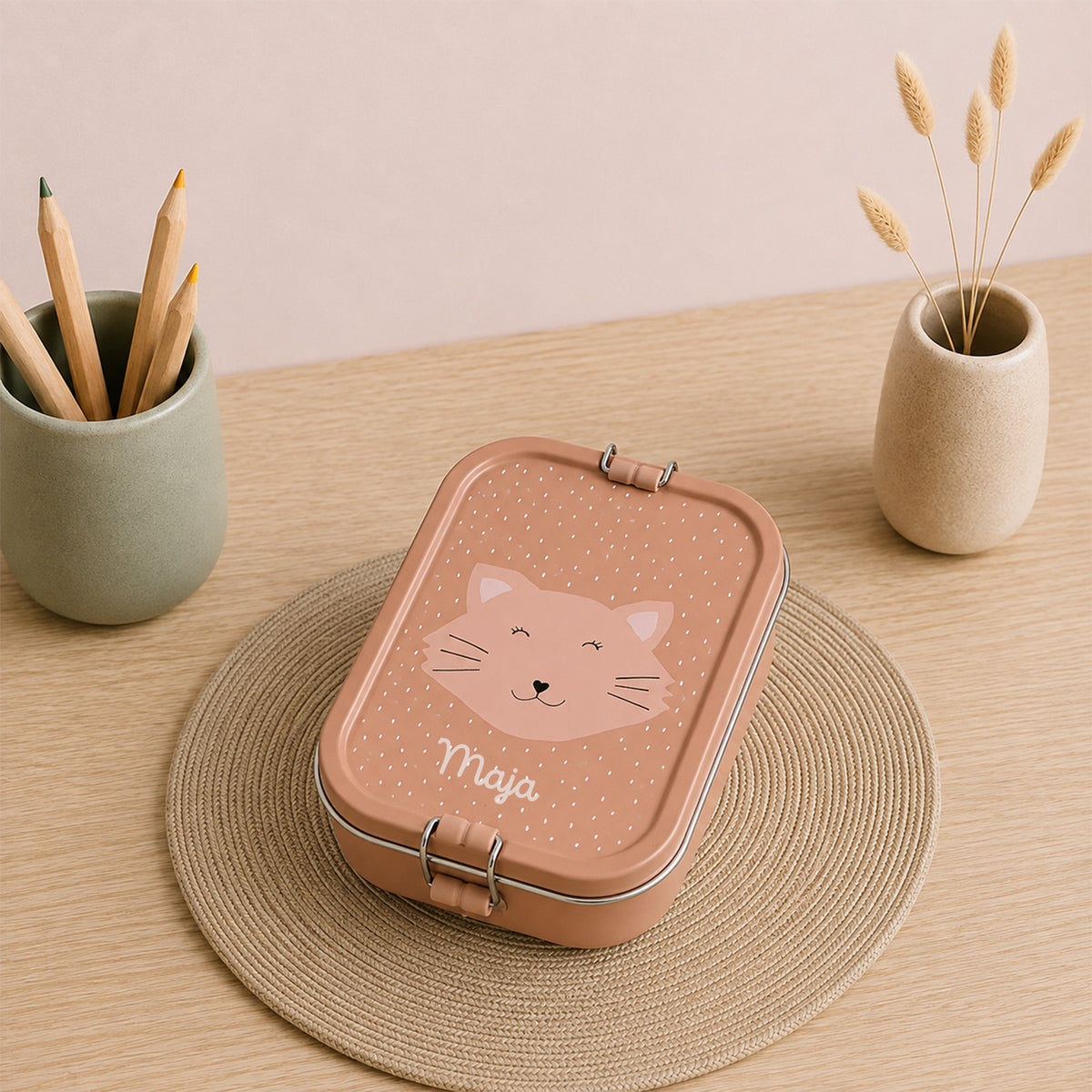 Trixie Brotdose personalisiert "Katze"