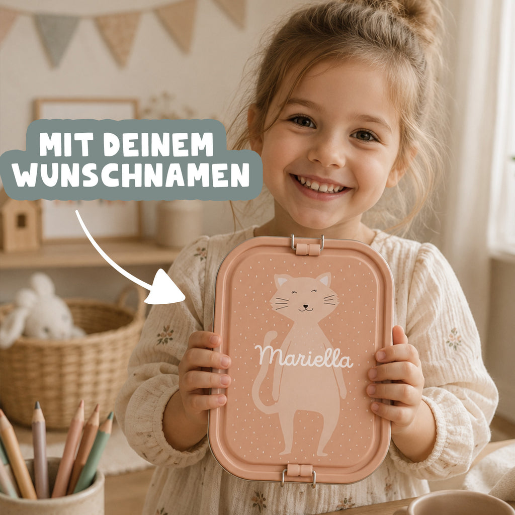 Trixie Brotdose personalisiert "Katze"