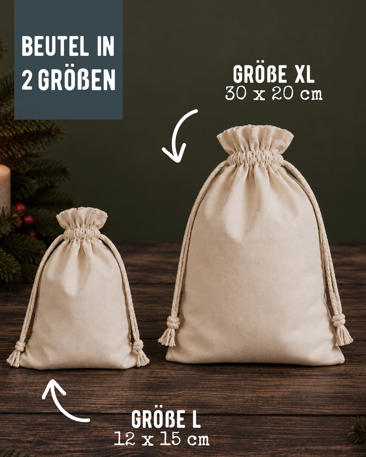 hellowild Adventskiste einfarbig "Haus" personalisiert