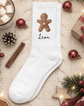 Weihnachtssocken „Lebkuchenmann“ personalisiert Sublimation