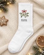 Weihnachtssocken „Mistelzweig“ personalisiert Sublimation