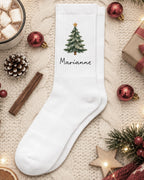Weihnachtssocken „Tannenbaum“ personalisiert Sublimation