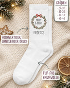 Weihnachtssocken „Nussknacker“ personalisiert Sublimation
