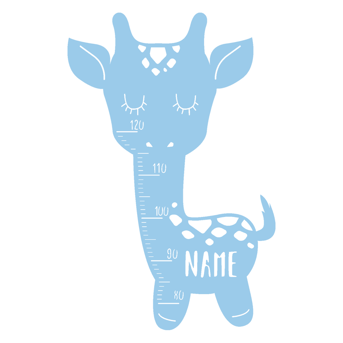 Messlatte für Kinder Giraffe