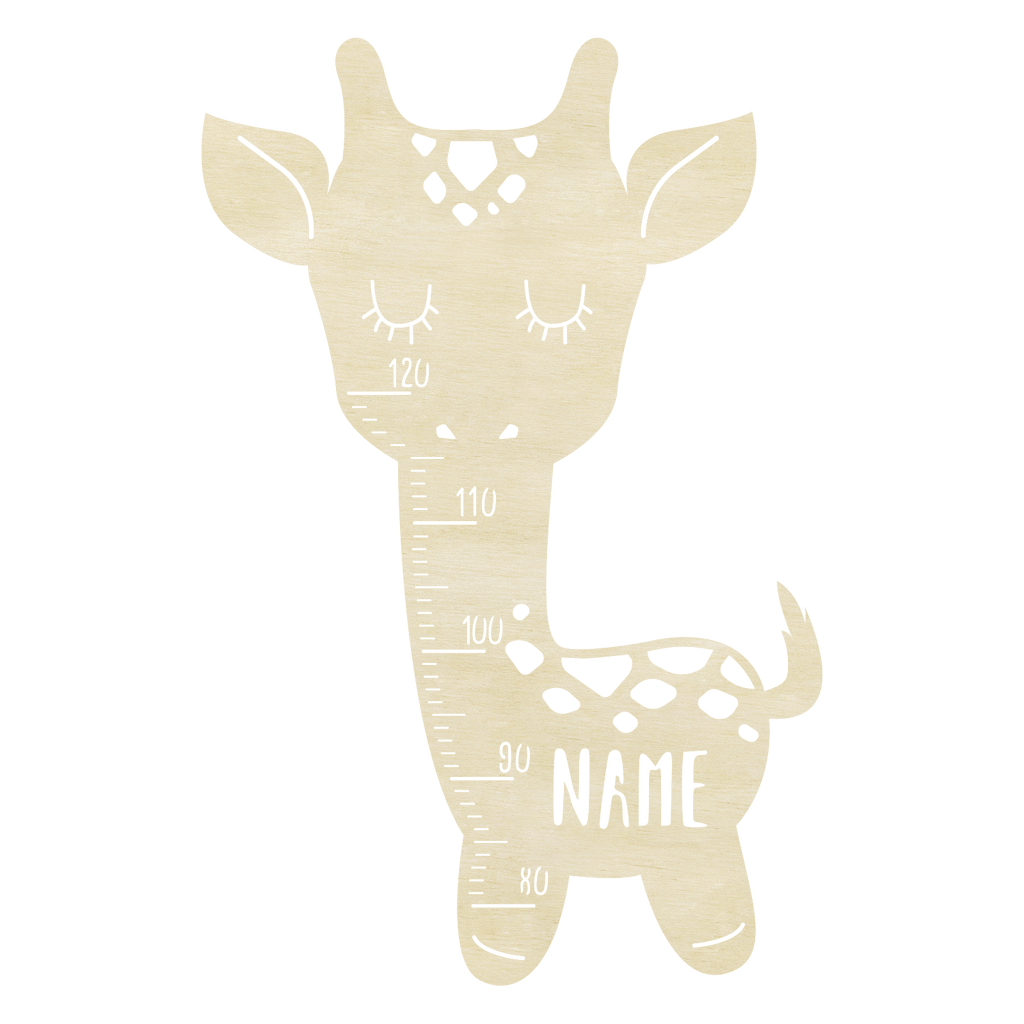 Messlatte für Kinder Giraffe