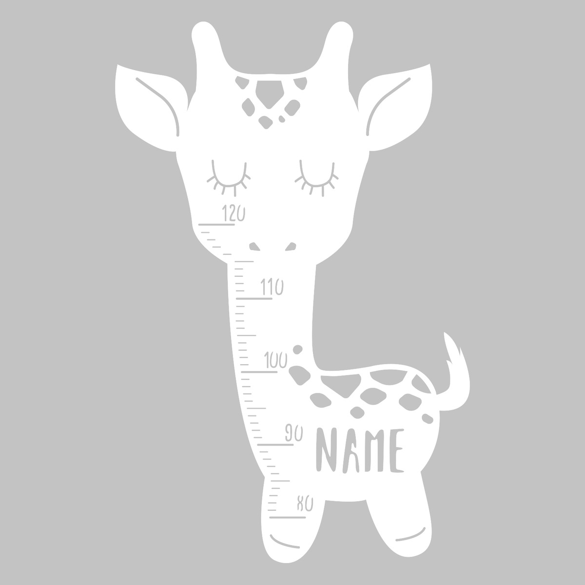 Messlatte für Kinder Giraffe