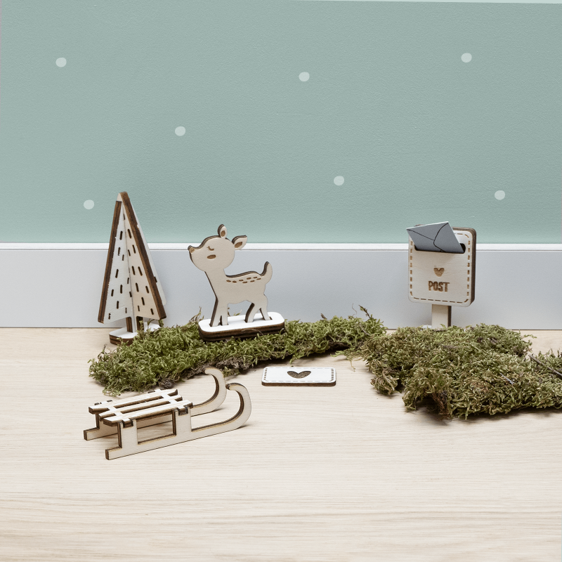 Wichteltür Zubehör DIY-Set für Kinder