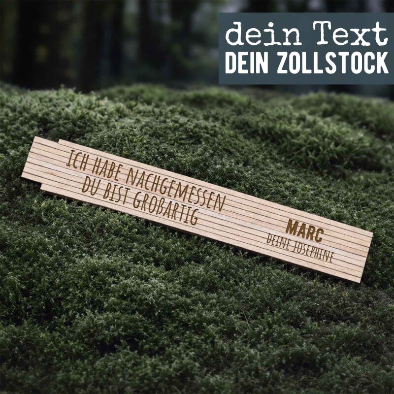 Zollstock „Vater“ personalisiert Gravur