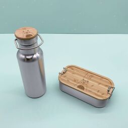 Lunchboxen mit Gravur & Trinkflaschen Sets
