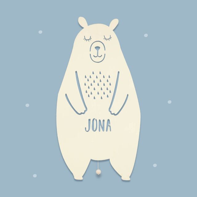Night Light "Berta the Bear" personalized for...
