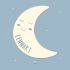 Night light "Milo the moon" personalized for baby and child