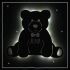 Night light "Theo the Teddy bear" personalized for Baby and child nature yes