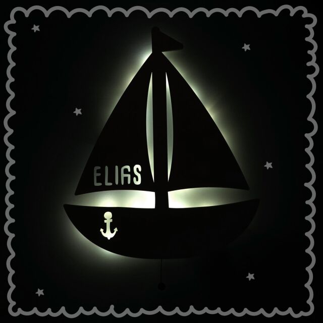 Night light "Saskia the sailing ship"...