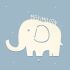 Nachtlicht &quot;Elenor der Elefant&quot; personalisiert f&uuml;r Baby und Kind
