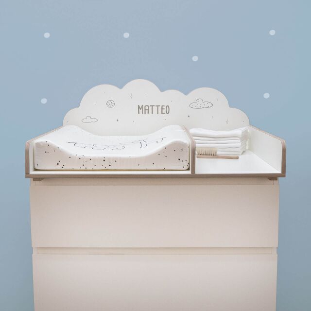 Changing table top suitable for MALM chest of drawers from Ikea &quot;Sky&quot;