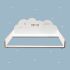 Changing table top suitable for MALM chest of drawers from Ikea "Sky"