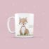Personalized cup "Fox" for children