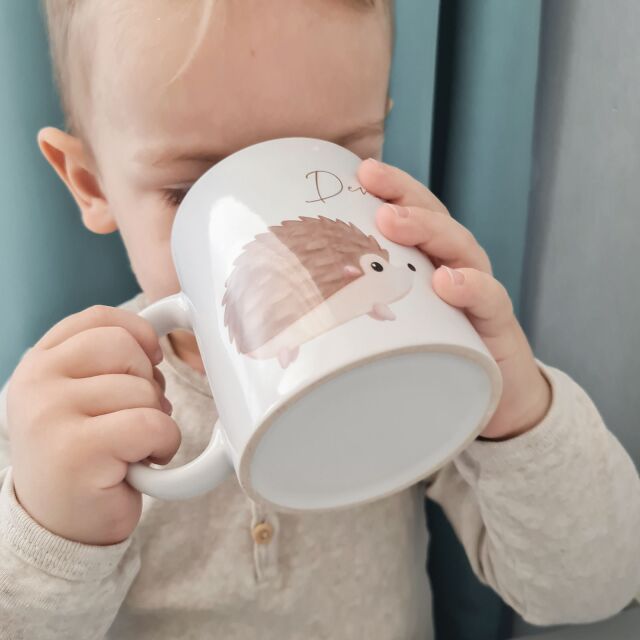 Personalized cup "Hedgehog" for children