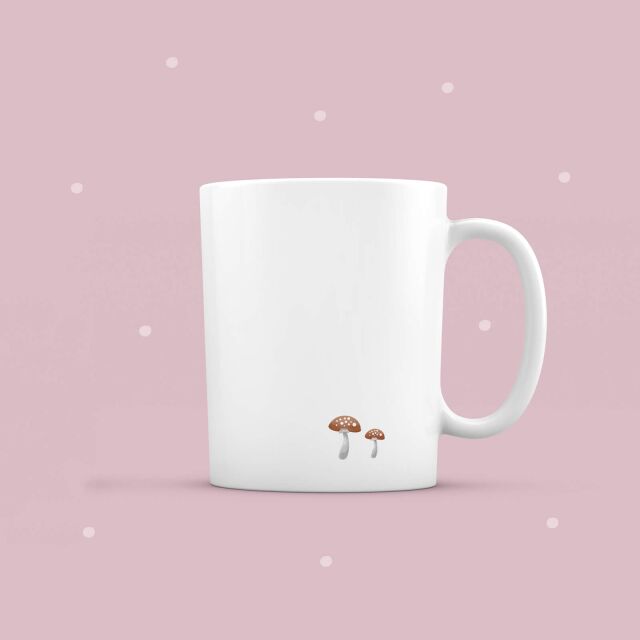 Personalized cup &quot;fawn&quot; for children