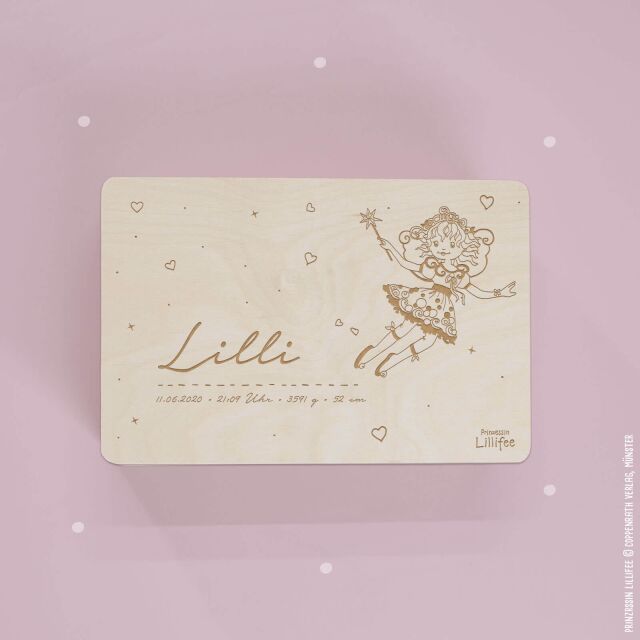 Personalized souvenir box &quot;Princess Lillifee - Blossom magic&quot;