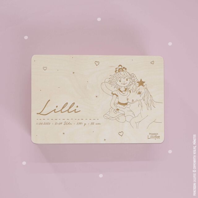 Personalized souvenir box "Princess Lillifee -...