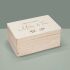 Memory box wood personalized "Carlson - Wedding Branches 2"