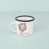 Personalized enamel cup "Lion" for children mug with name
