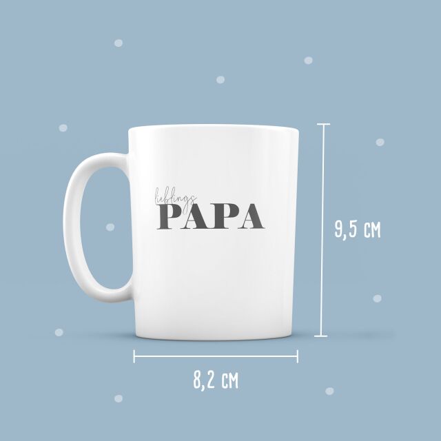 Ceramic mug &quot;Favorite PAPA&quot;
