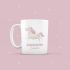 Ceramic mug "School child" unicorn