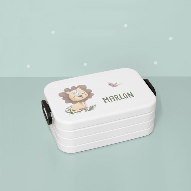 Mepal Lunchbox "Löwe" Weiß Nur...