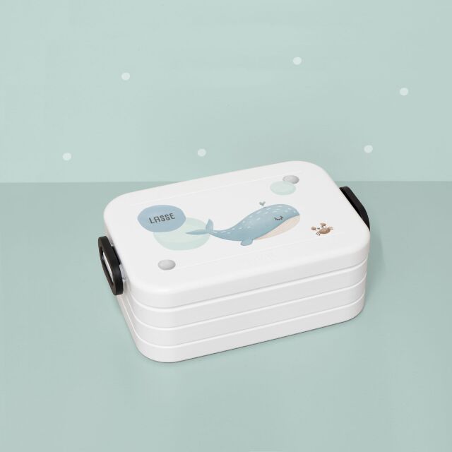 Mepal lunch box "Whale" white Only Dividing wall