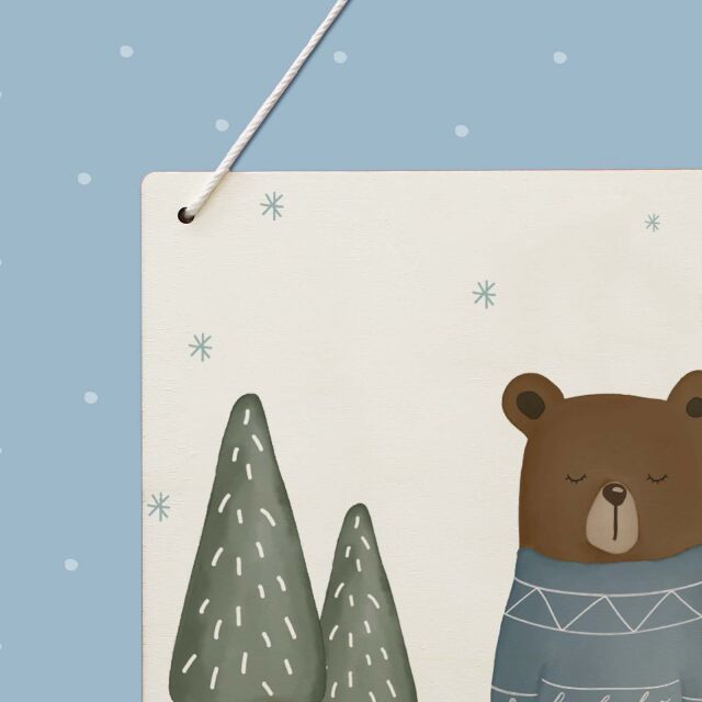 Aquarell Adventskalender "Bär" für Kinder