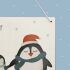 Aquarell Adventskalender "Pinguin" für Kinder