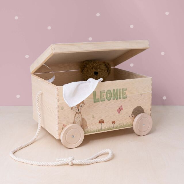 Toy box "Animal world" personalized for child...