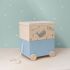 Toy box "mountain world" personalized for child set of 2 stackable