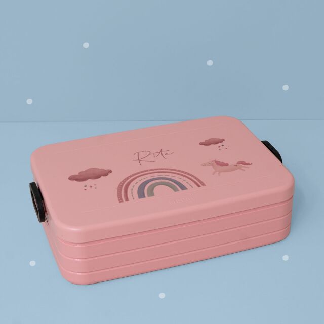 Mepal Lunchbox Large &quot;Regenbogen rosa&quot;
