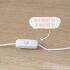 LED Kinder Nachtlicht Personalisiert Wal-Form aus Acrylglas mit USB-Anschluss mit USB-Netzteil