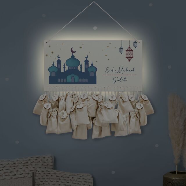 Beleuchteter Ramadan Kalender "Moschee und...